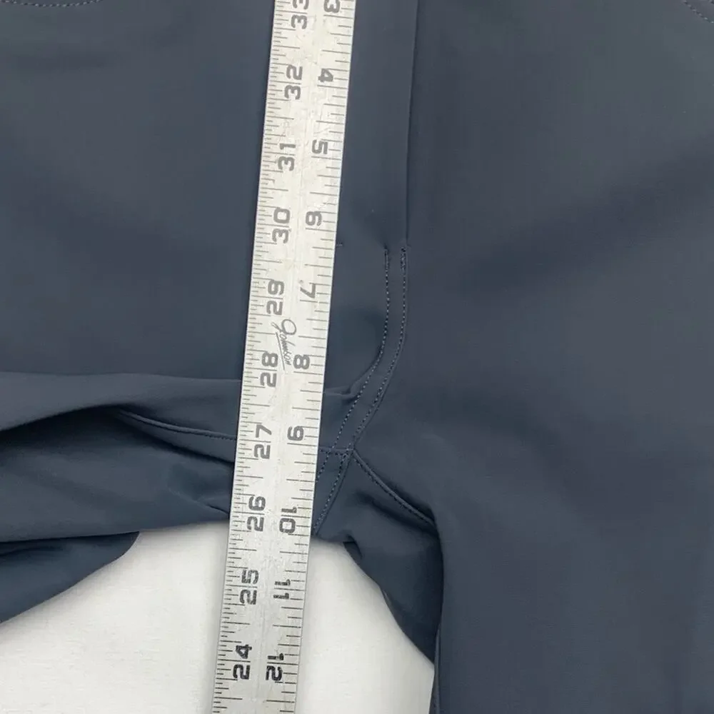 Lululemon size 24 new City Sleek Slim-Fit High-Rise Pant gray riding athletic